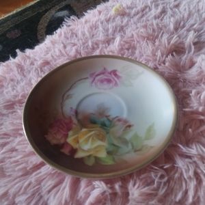 One China cabinet comes in 2 pieces. Very old glas